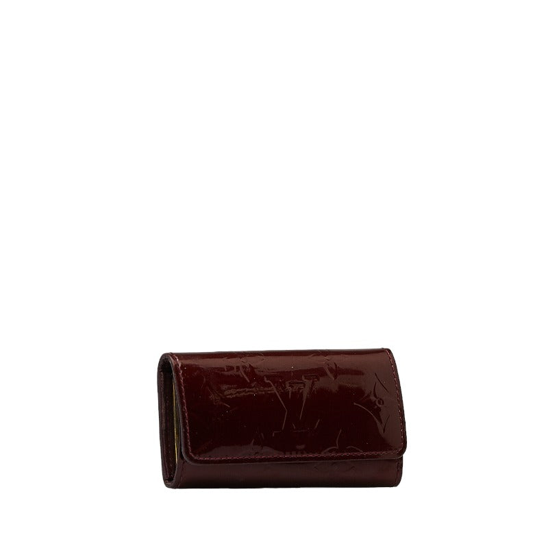 Louis Vuitton Verney Multicell 4 Series Keycase M91542 Rouge Forest Red Patent Leather  Louis Vuitton