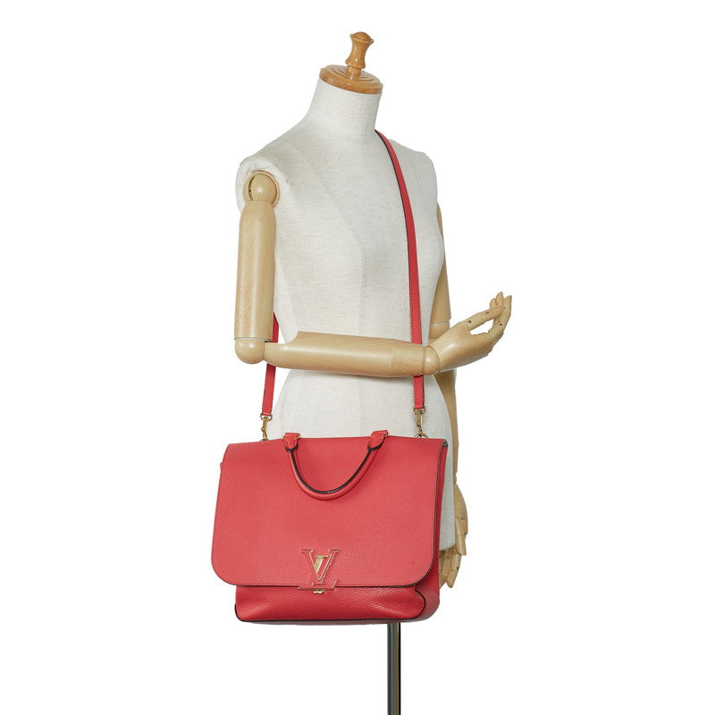 Louis Vuitton Volta Handbag 2WAY M50287 Red Leather  Louis Vuitton