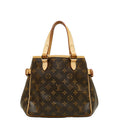 Louis Vuitton Monogram Batignol Handbag M51156 Brown PVC Leather  Louis Vuitton