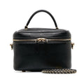 Louis Vuitton Monogram Ink Vanity PM Vanity Bag Shoulder Bag 2WAY M57118 Noir Black Leather  Louis Vuitton