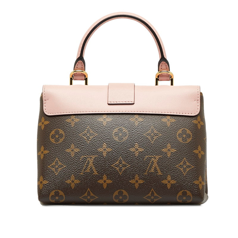 Louis Vuitton Monogram Rocky BB Handbag Shell Bag 2WAY M44080 Brown Pink PVC Leather  Louis Vuitton