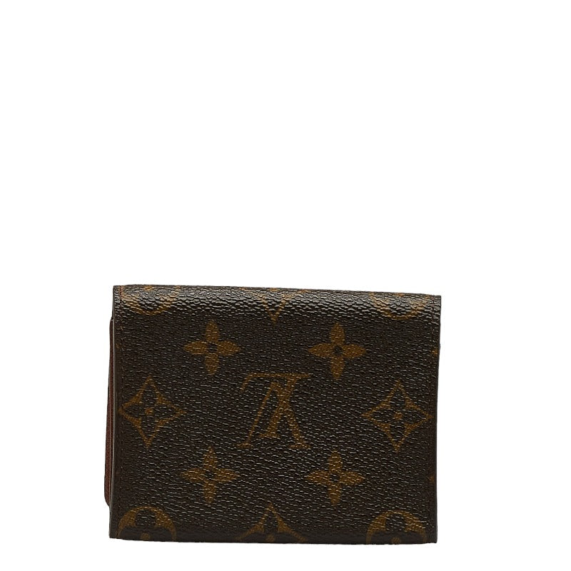 Louis Vuitton Monogram Amverop Cult du Visit Cardcase M62920 Brown PVC Leather Ladies Louis Vuitton