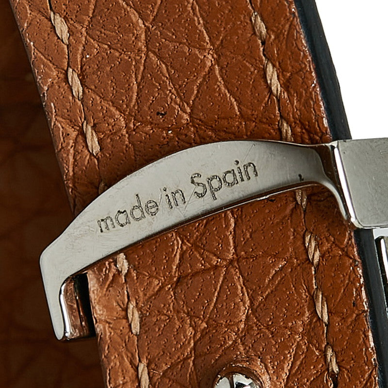 Louis Vuitton Trio Bracelet M6018E Black Silver Leather  Louis Vuitton