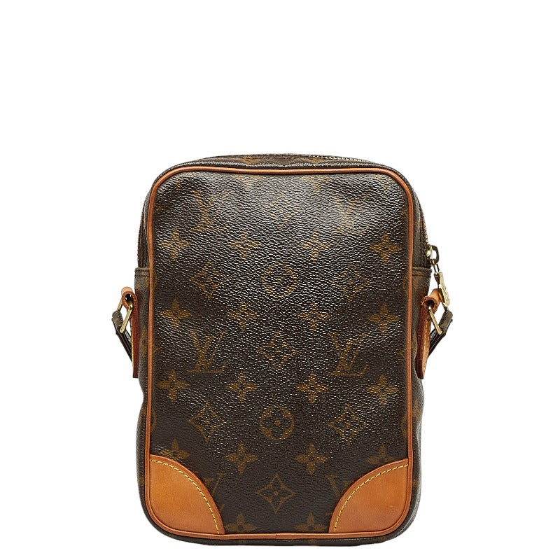 Louis Vuitton Monogram Danube Slipper Shoulder Bag M45266 Brown PVC Leather  Louis Vuitton