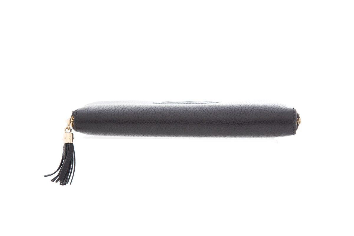 Gucci Black Leather Soho Wallet