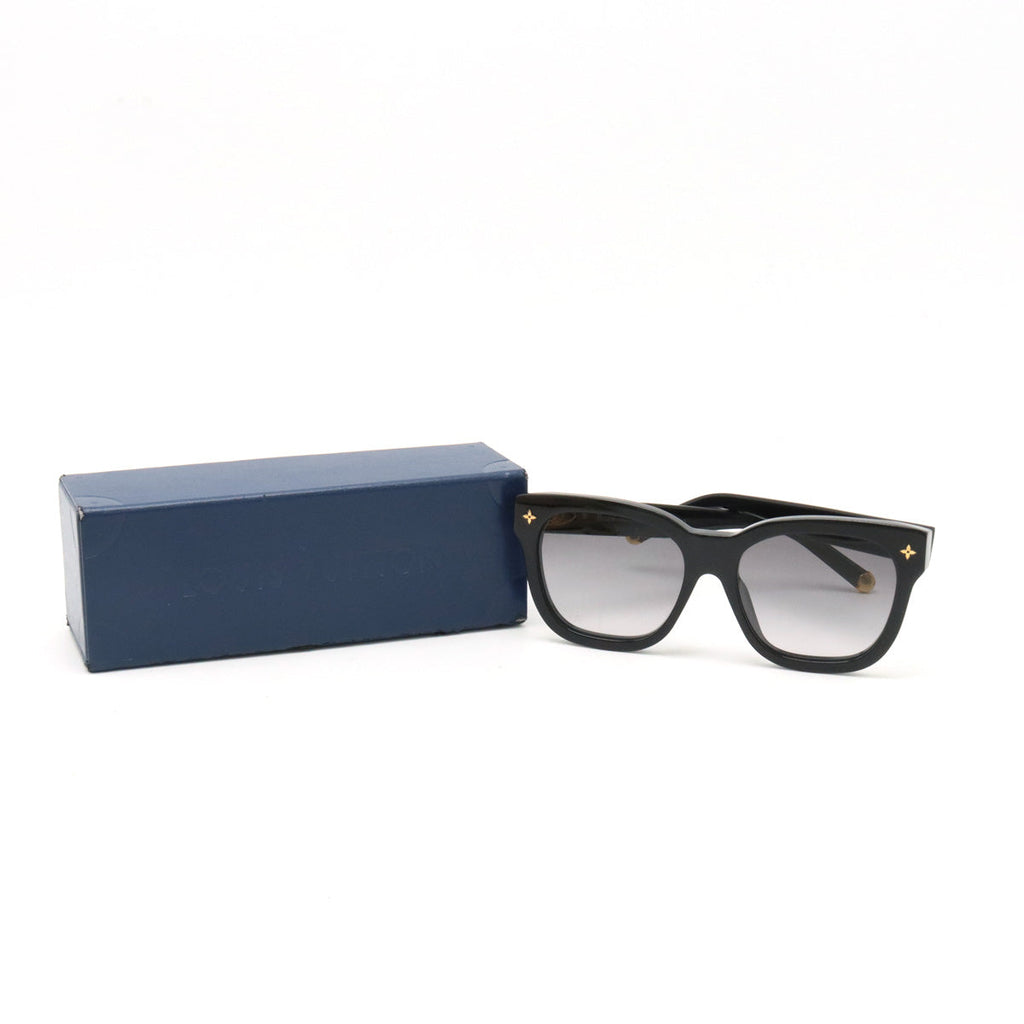LOUIS VUITTON Louis Vuitton Sunscreen My Monogram Square Smoke Grading Noir Black 54□17 143 Z1523E