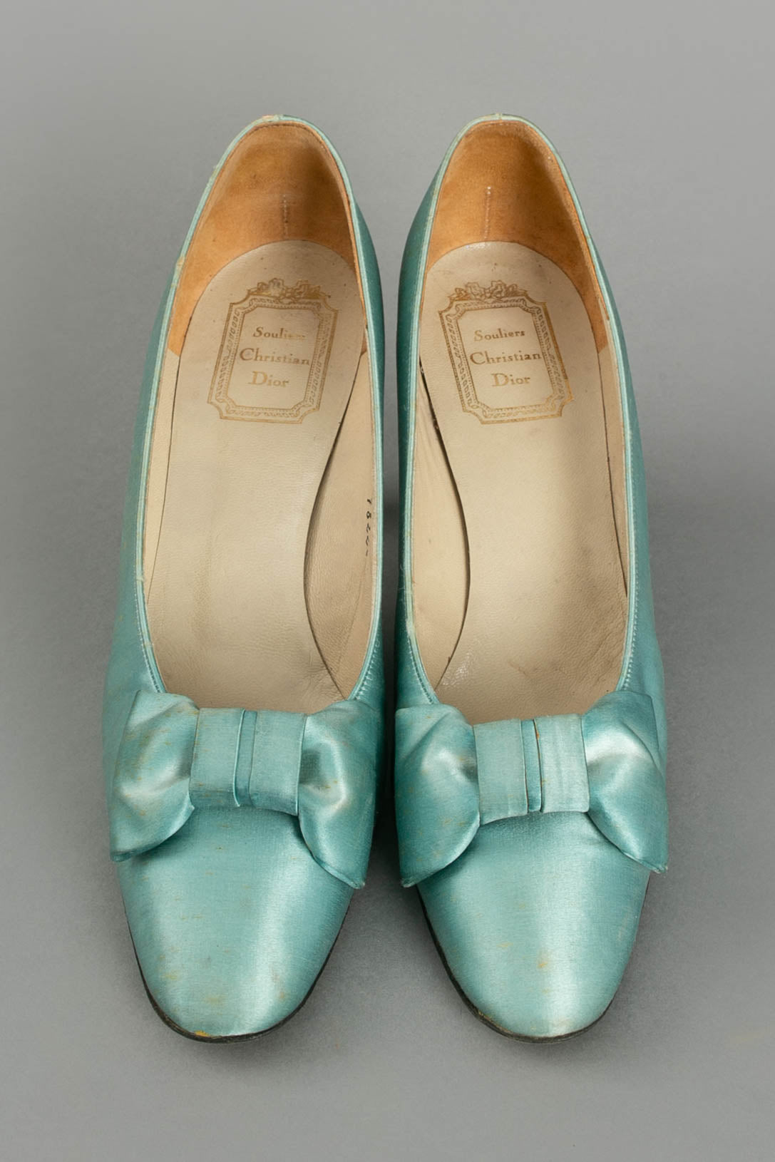 Escarpins en soie Christian Dior