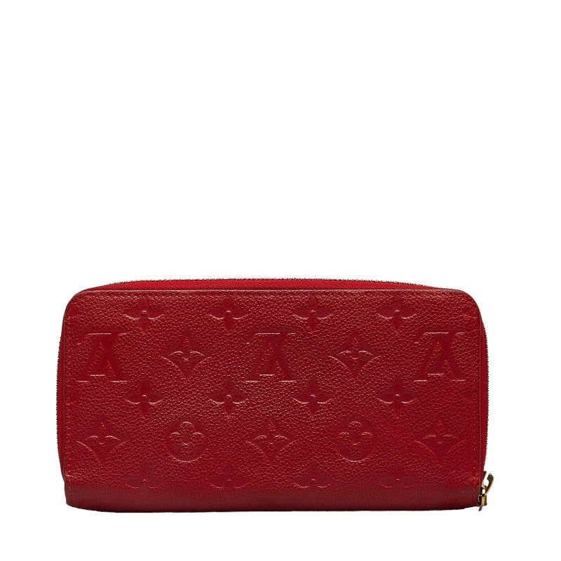 Louis Vuitton Monograms Portfolio Clementine Roundfassner Long Wallet M60169 Red Leather Ladies Louis Vuitton (London)