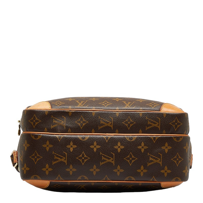 Louis Vuitton Monogram Nile Sliding Shoulder Bag M45244 Brown PVC Leather  Louis Vuitton