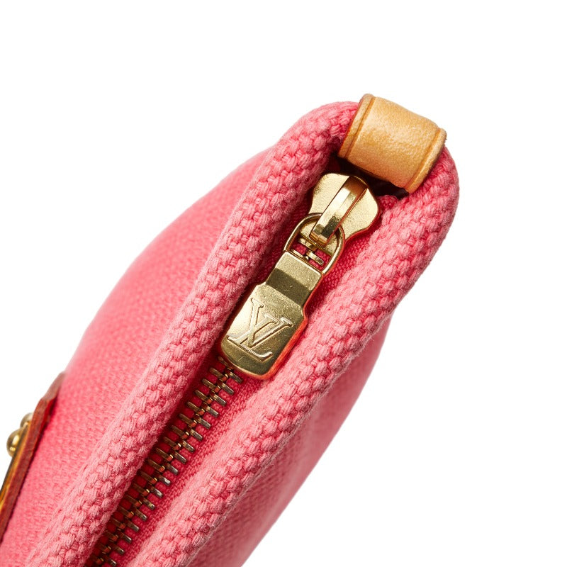 Louis Vuitton Antigua ette Plate PM Porchette M40068 Rose Pink Canvas Leather  Louis Vuitton