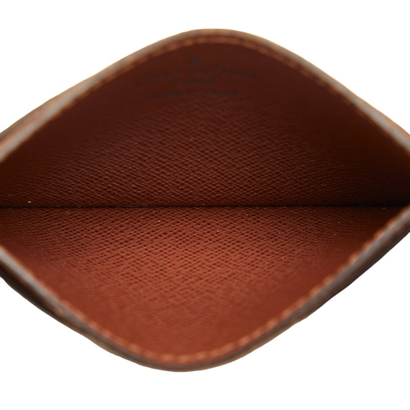 Louis Vuitton Monogram M61733 Card Case PVC/Leather Brown
