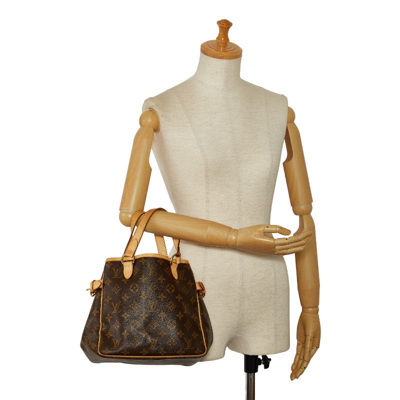 Louis Vuitton Monogram Batignol Handbag M51156 Brown PVC Leather  Louis Vuitton