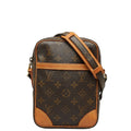 Louis Vuitton Monogram Danube Slipper Shoulder Bag M45266 Brown PVC Leather  Louis Vuitton
