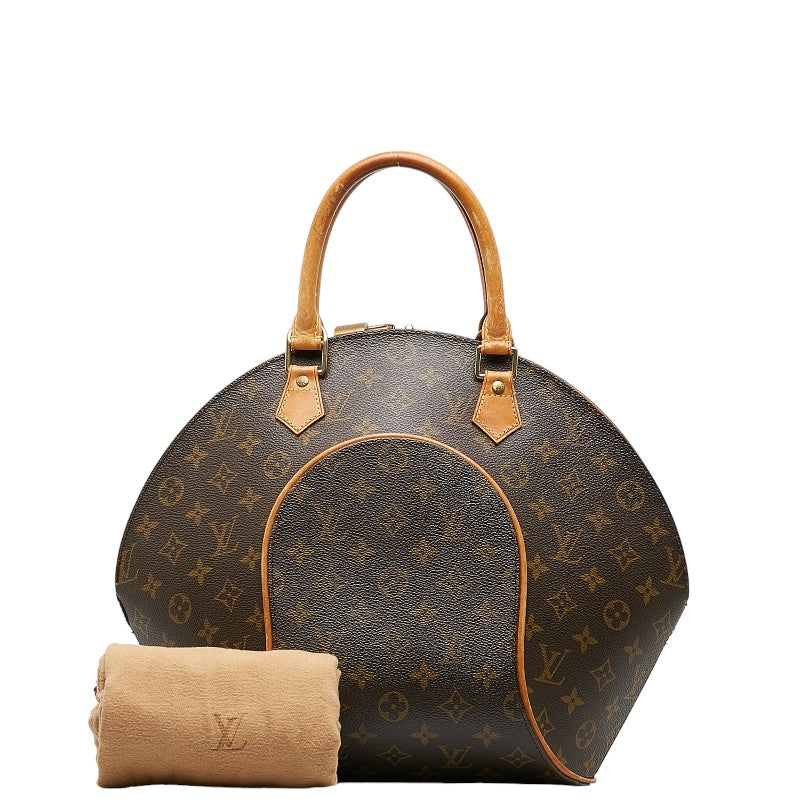 Louis Vuitton Monogram Ellipse MM Handbag 2WAY M51126 Brown PVC Leather  Louis Vuitton