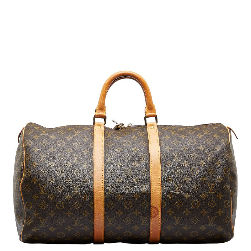 Louis Vuitton Monogram M41426 Boston Bag PVC/Leather Brown