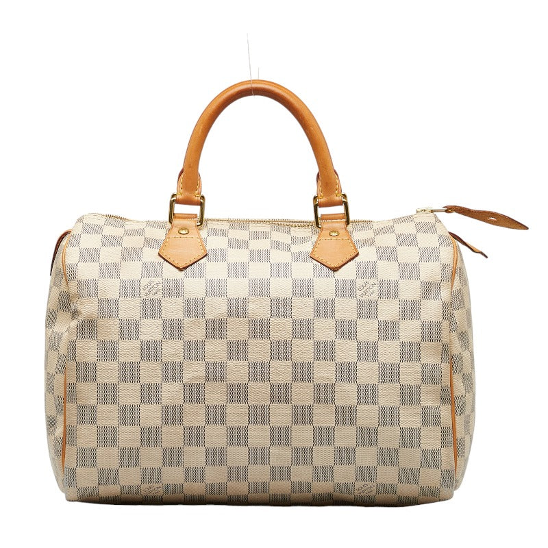 Louis Vuitton Damier Azur Speedy 30 Handbag Boston Bag N41533