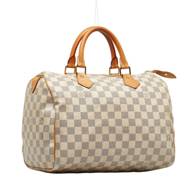 Louis Vuitton Damier Azur Speedy 30 Handbag Boston Bag N41533