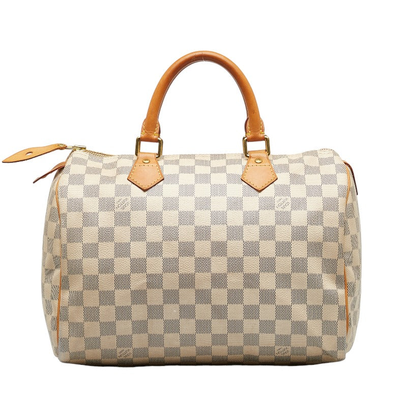 Louis Vuitton Damier Azur Speedy 30 Handbag Boston Bag N41533