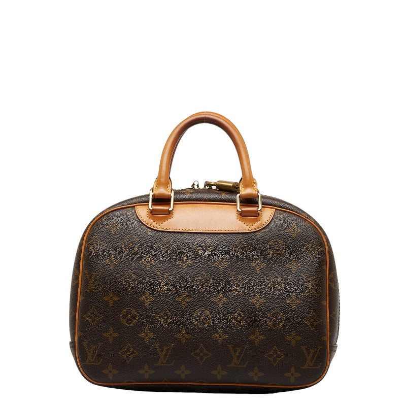 Louis Vuitton Monogram M42228 Handbag PVC/Leather Brown