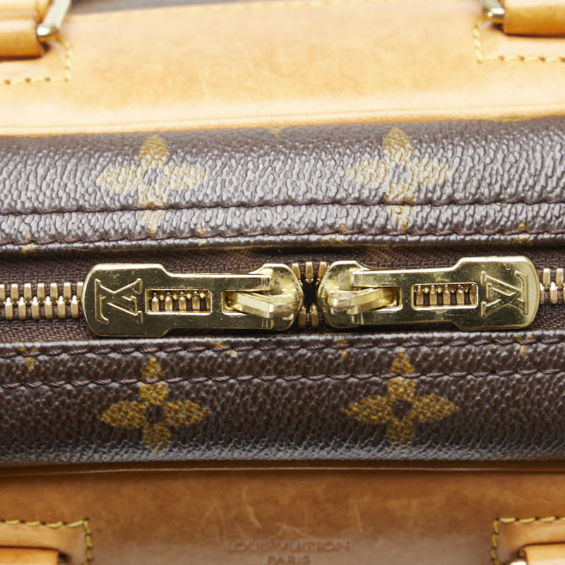 Louis Vuitton Monogram M42228 Handbag PVC/Leather Brown
