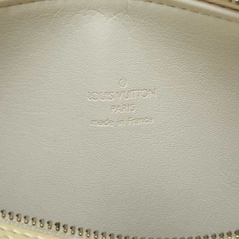 Louis Vuitton Monogram Verni Bedford Handbag M91331 Perle White