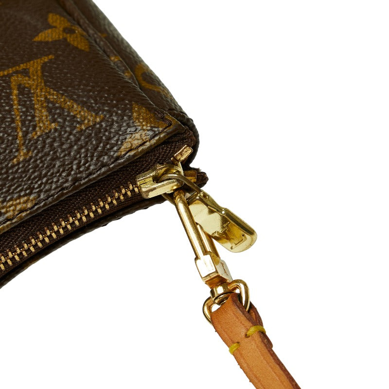 Louis Vuitton Monogram Pochette Accessoires Pouch Handbag M51980