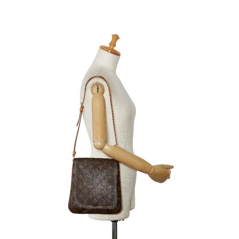 Louis Vuitton Monogram M51258 Shoulder Bag PVC/Leather Brown
