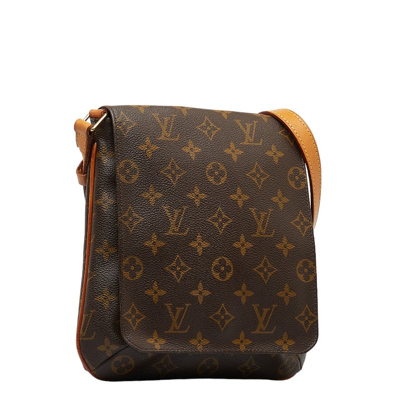 Louis Vuitton Monogram M51258 Shoulder Bag PVC/Leather Brown