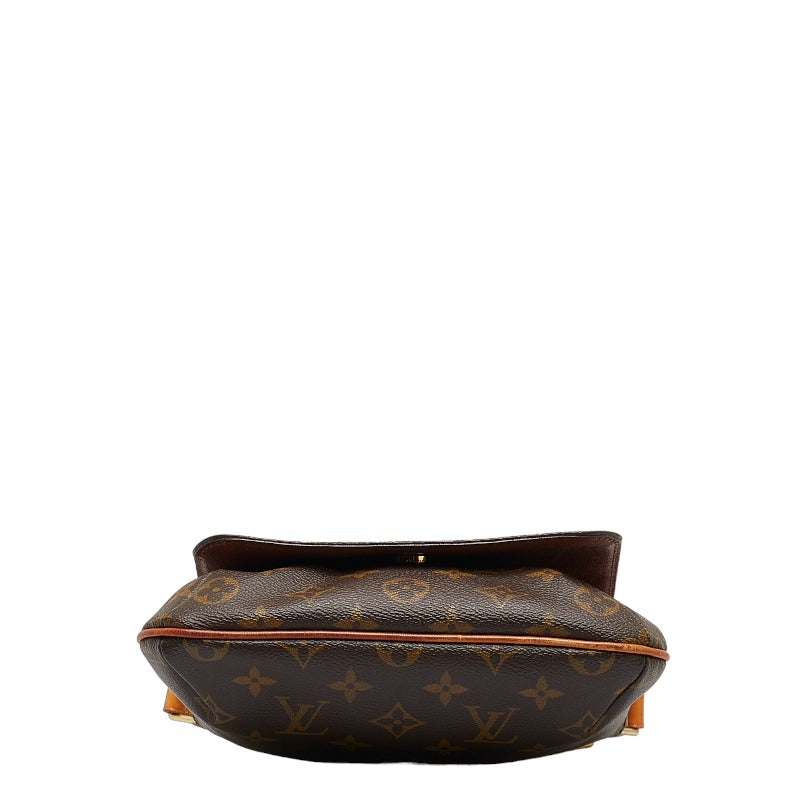 Louis Vuitton Monogram M51258 Shoulder Bag PVC/Leather Brown