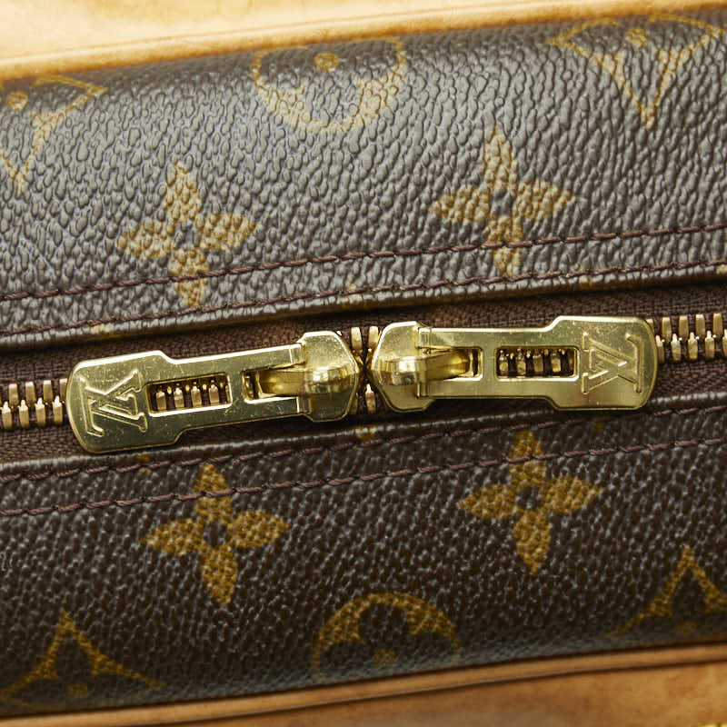 Louis Vuitton Monogram M47270 Handbag PVC/Leather Brown