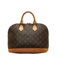 Louis Vuitton Monogram Alma Handbag M51130 Brown PVC Leather  Louis Vuitton