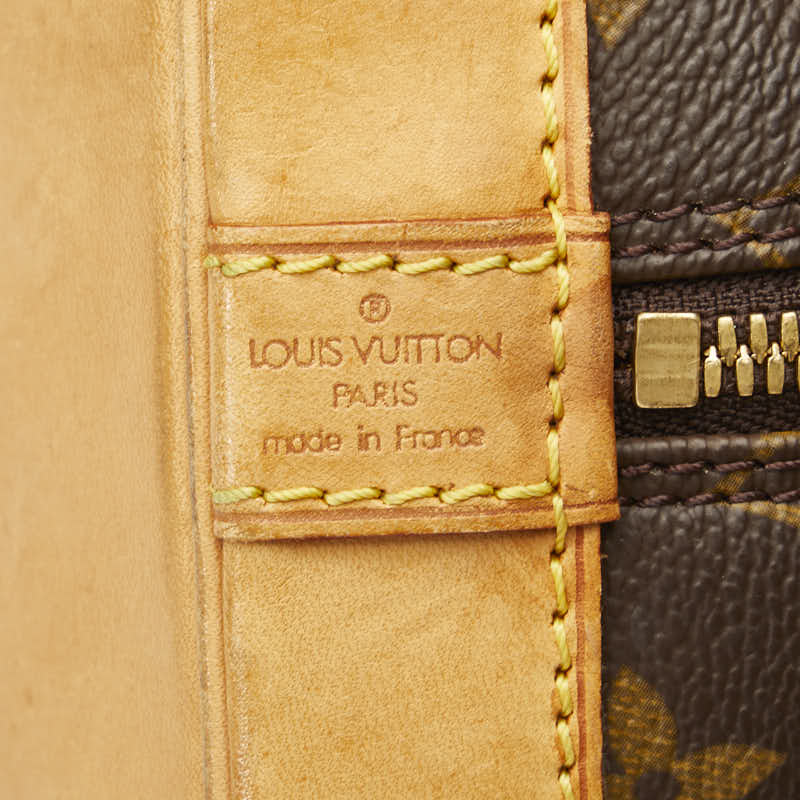Louis Vuitton Monogram Alma Handbag M51130 Brown PVC Leather  Louis Vuitton