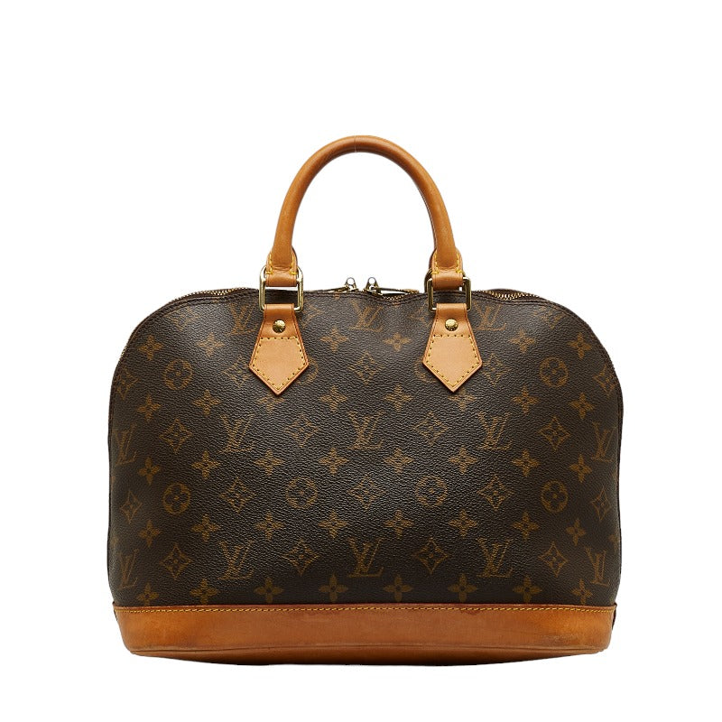 Louis Vuitton Monogram Alma Handbag M51130 Brown PVC Leather  Louis Vuitton