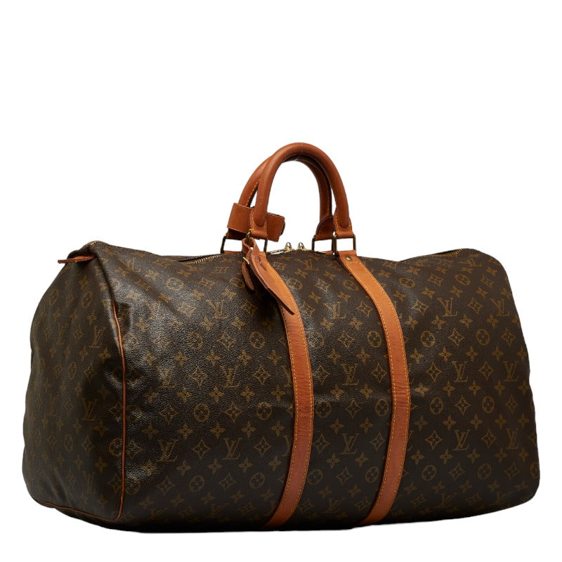 Louis Vuitton Monogram Keepall 55 Boston Bag Travel Bag M41424