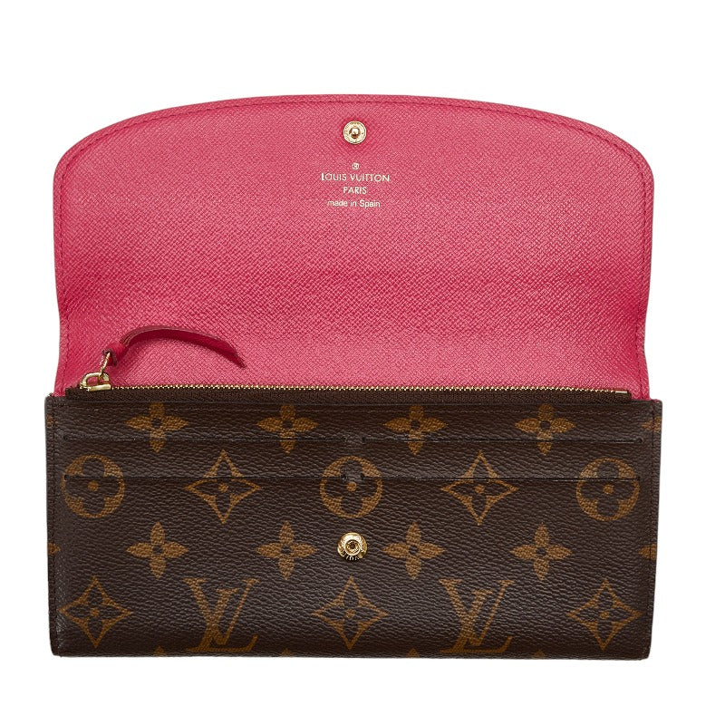 Louis Vuitton Monogram Portefeuille Emily Long Wallet