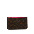 Louis Vuitton Monogram Neverfull PM Pouch Brown