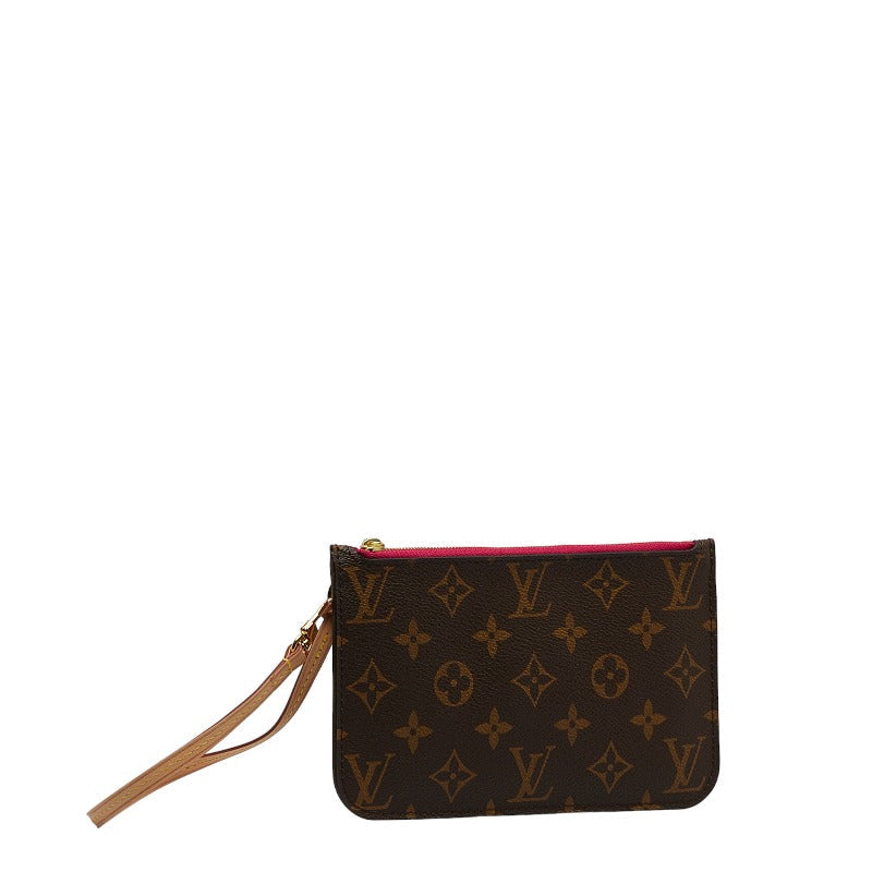 Louis Vuitton Monogram Neverfull PM Pouch Brown
