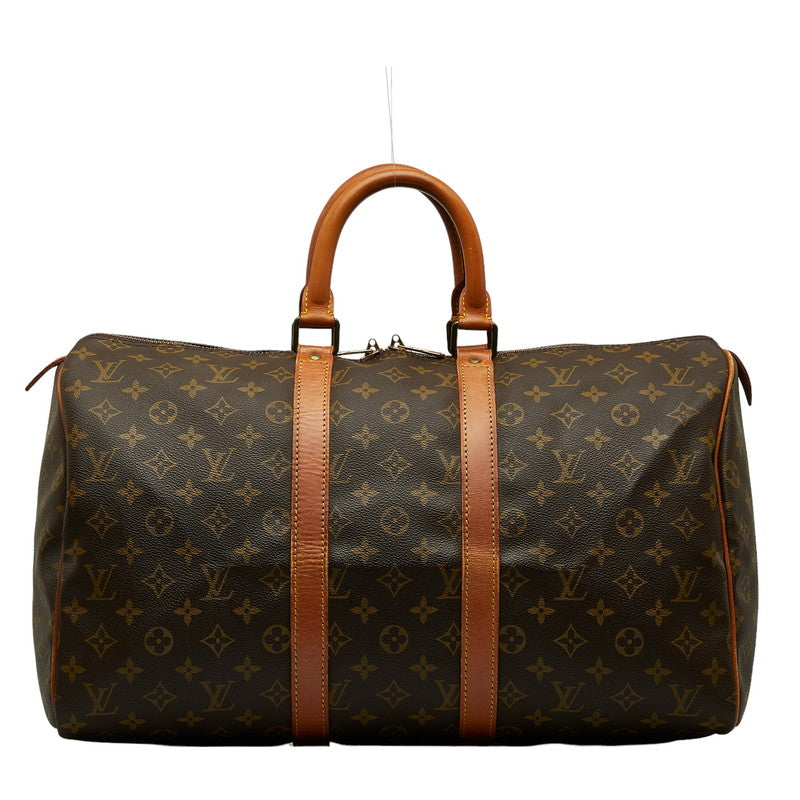 Louis Vuitton Monogram M41428 Boston Bag PVC/Leather Brown