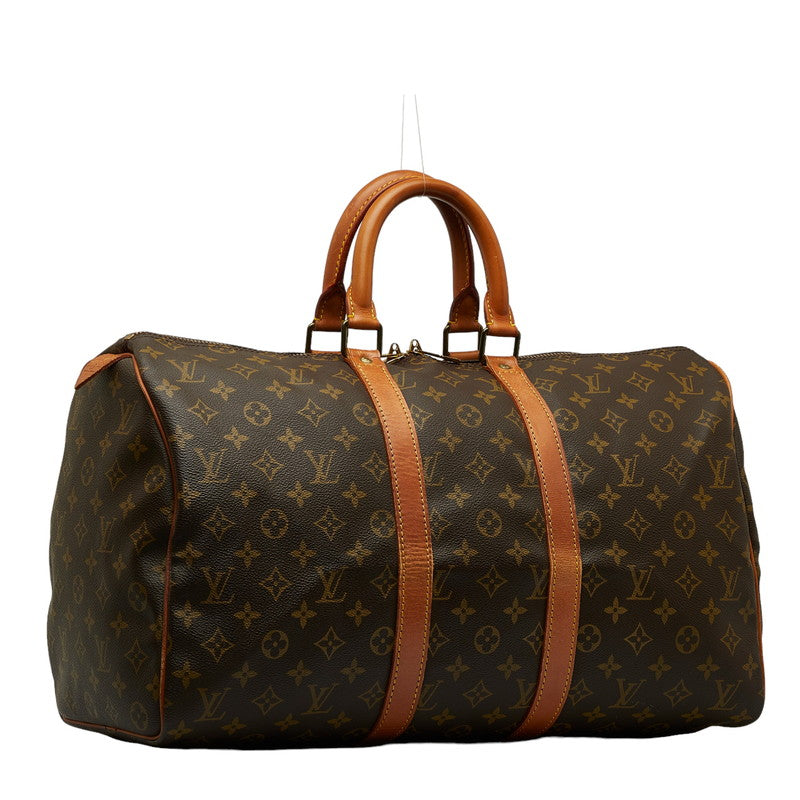 Louis Vuitton Monogram M41428 Boston Bag PVC/Leather Brown