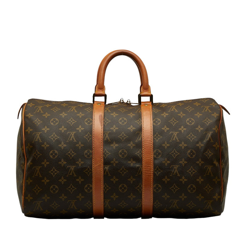 Louis Vuitton Monogram M41428 Boston Bag PVC/Leather Brown