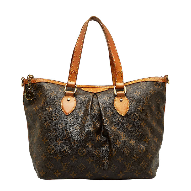 Louis Vuitton Monogram Palermo PM Handbag M40145 Brown