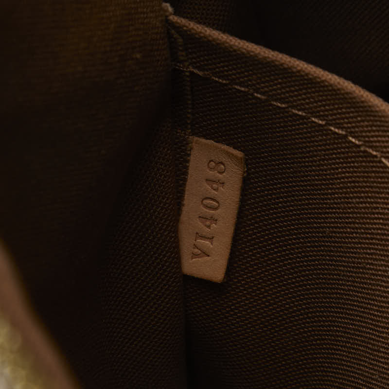 Louis Vuitton Monogram Palermo PM Handbag M40145 Brown
