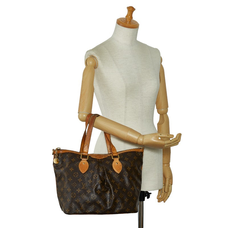 Louis Vuitton Monogram Palermo PM Handbag M40145 Brown