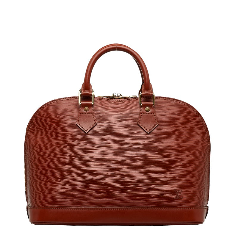 Louis Vuitton Epi Alma Handbag M52143 Kenya Brown