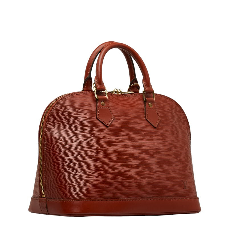 Louis Vuitton Epi Alma Handbag M52143 Kenya Brown