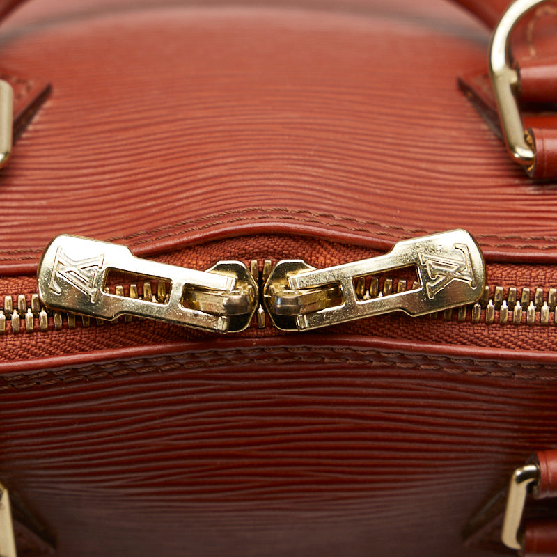 Louis Vuitton Epi Alma Handbag M52143 Kenya Brown