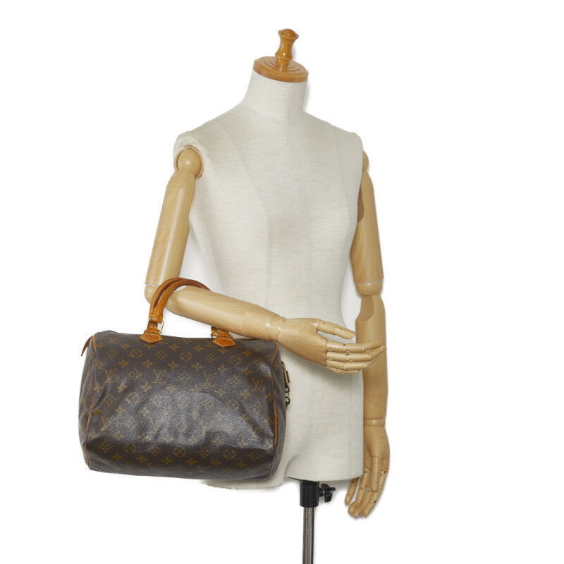 Louis Vuitton Monogram Speedy 30 Handbag Mini Boston Bag M41526