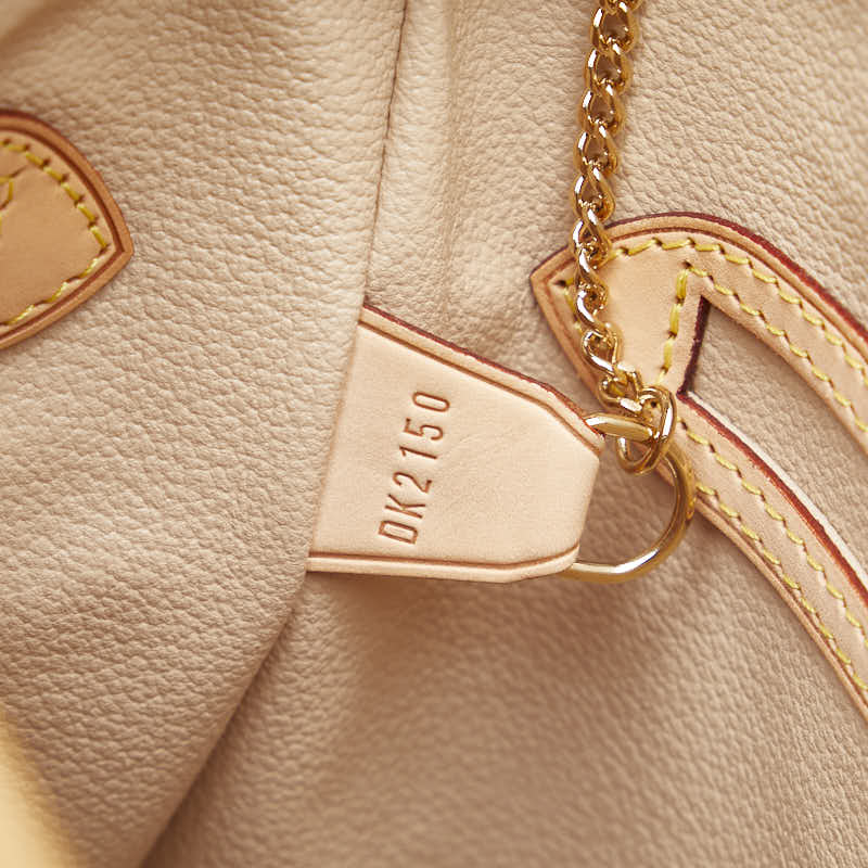 Louis Vuitton Monogram Petit Bucket PM Tote Bag Shoulder Bag M42238