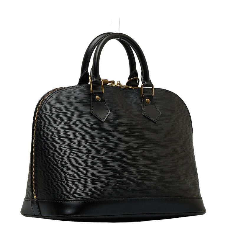 Louis Vuitton Epi Alma Handbag M52142 Noir Black Leather