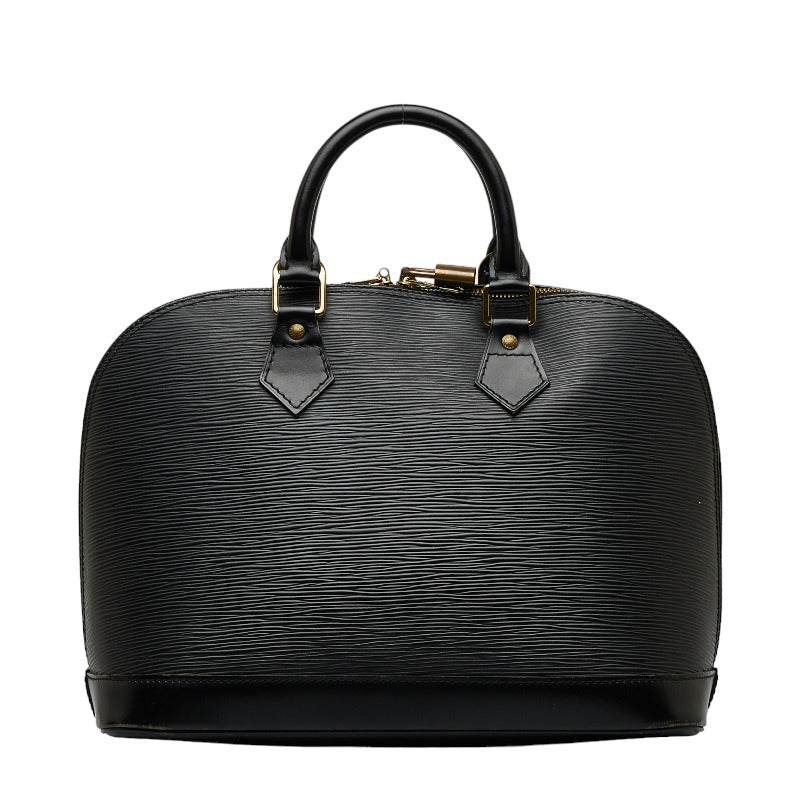 Louis Vuitton Epi Alma Handbag M52142 Noir Black Leather